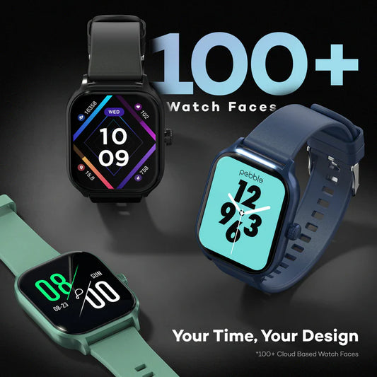 Pebble NEO PFB211 Smartwatch – 1.99″ HD Bluetooth Calling, Heart Rate & SpO₂, IP67 Water-Resistant