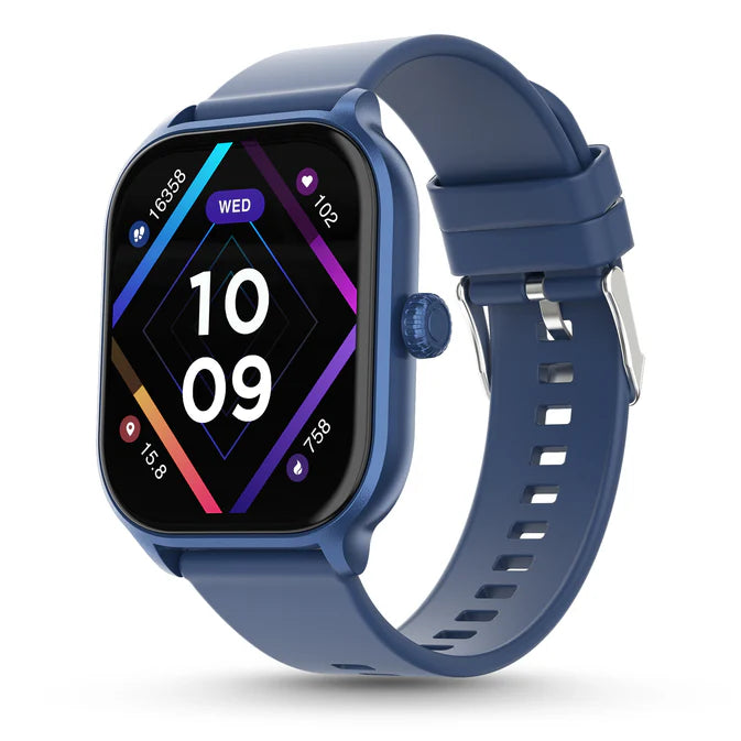 Pebble NEO PFB211 Smartwatch – 1.99″ HD Bluetooth Calling, Heart Rate & SpO₂, IP67 Water-Resistant